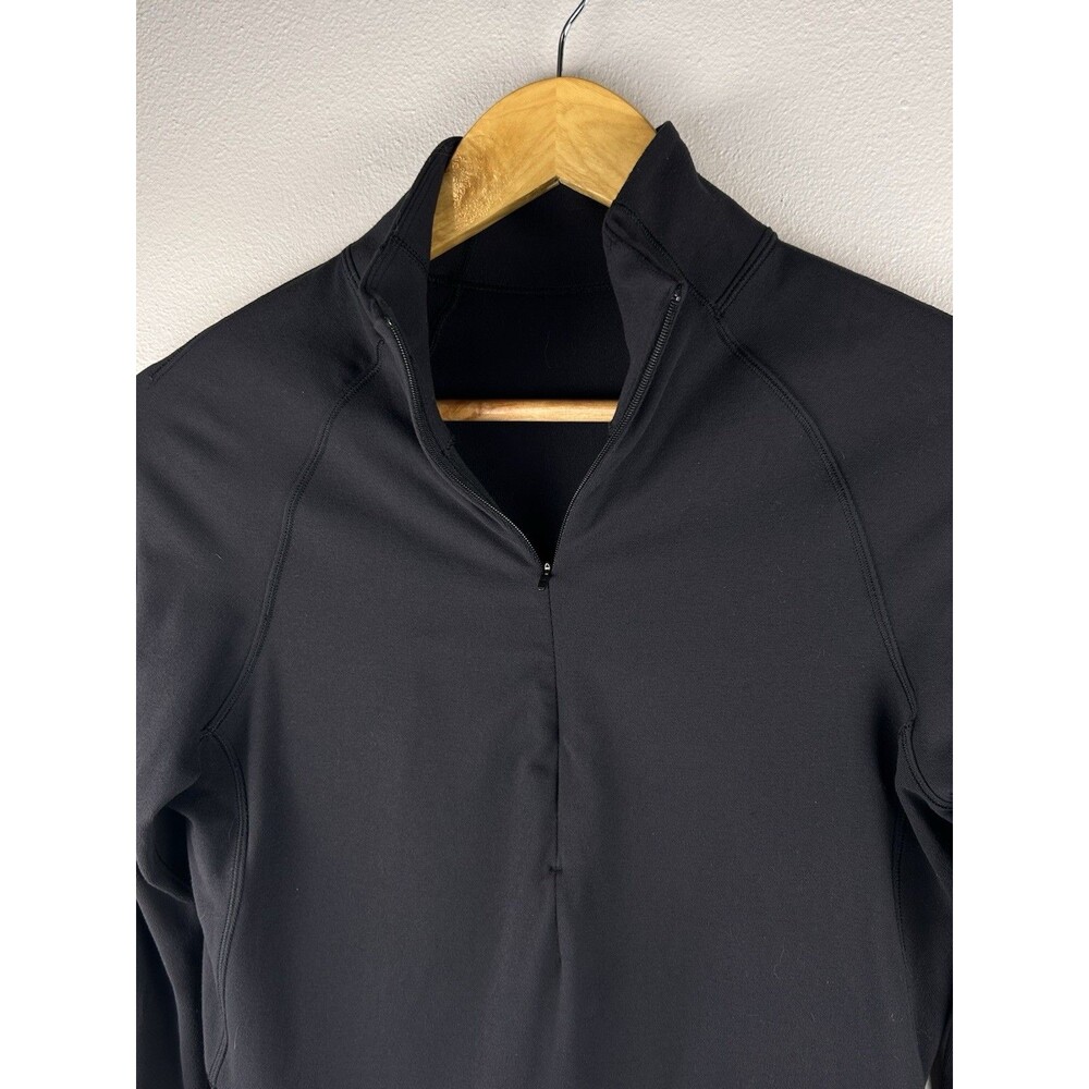 Lululemon Outrun the Elements 1/2 Zip Rulu Pullover Black Size 6 W3CJUS - Picture 5 of 9